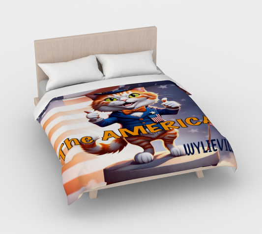 Wylieville: The Americat Queen Duvet