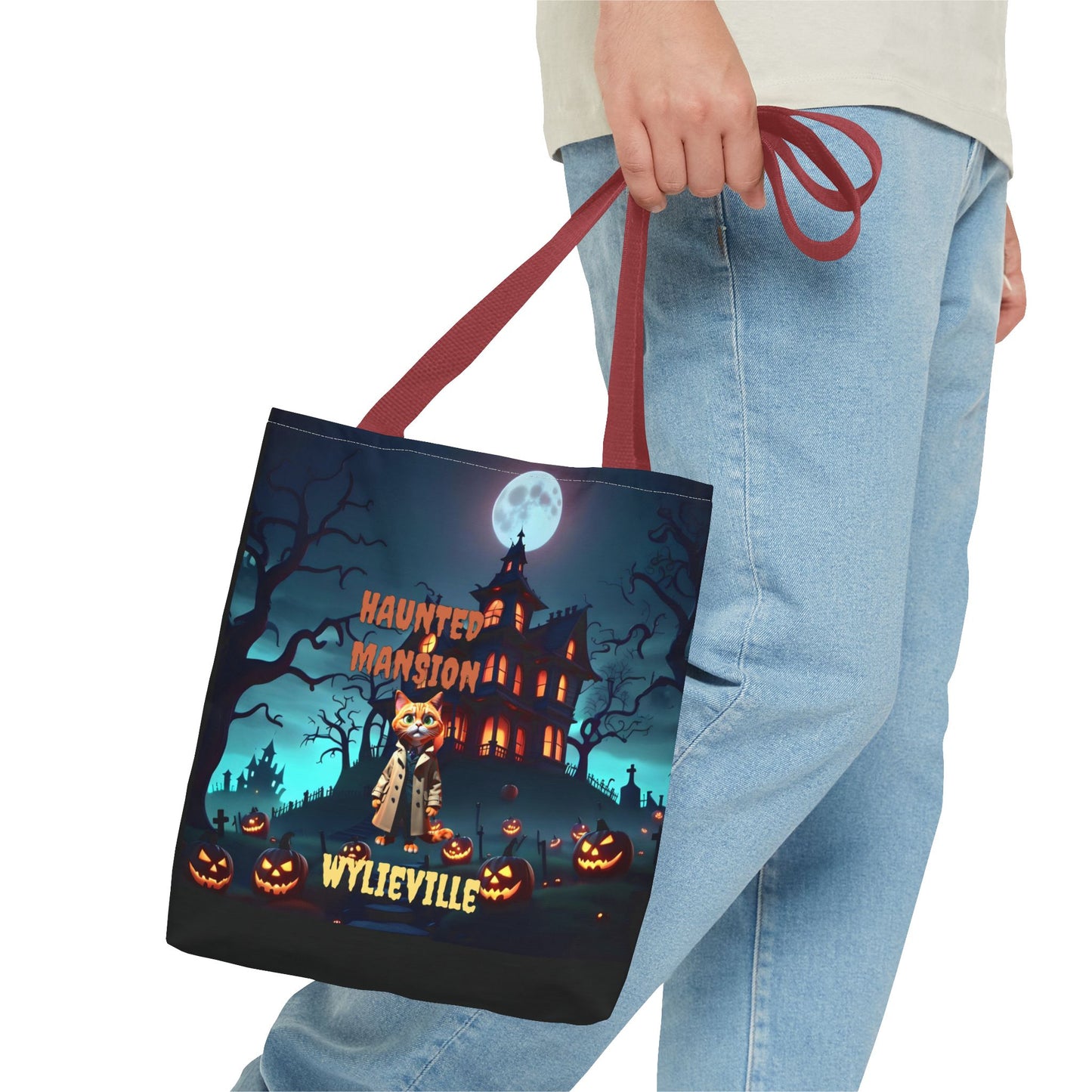 Wylieville: Haunted Mansion Tote Bag