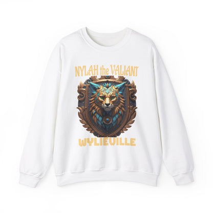 Wylieville After Dark: Nylah the Valiant  Heavy Blend Crewneck Sweatshirt