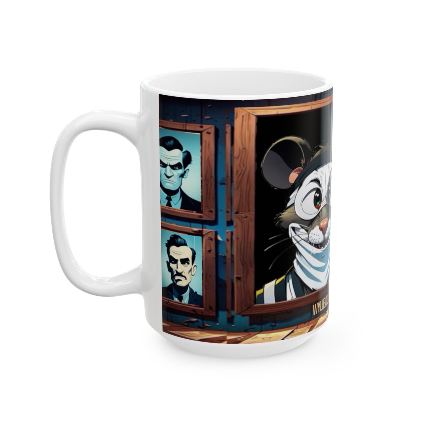 Wylieville After Dark: Zombino the Flesher  Ceramic Mug, (15oz)