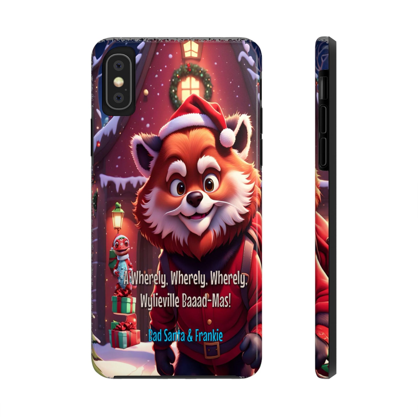 Wylieville: Bad Santa - Baaad - Mas! Tough iPhone XS Case