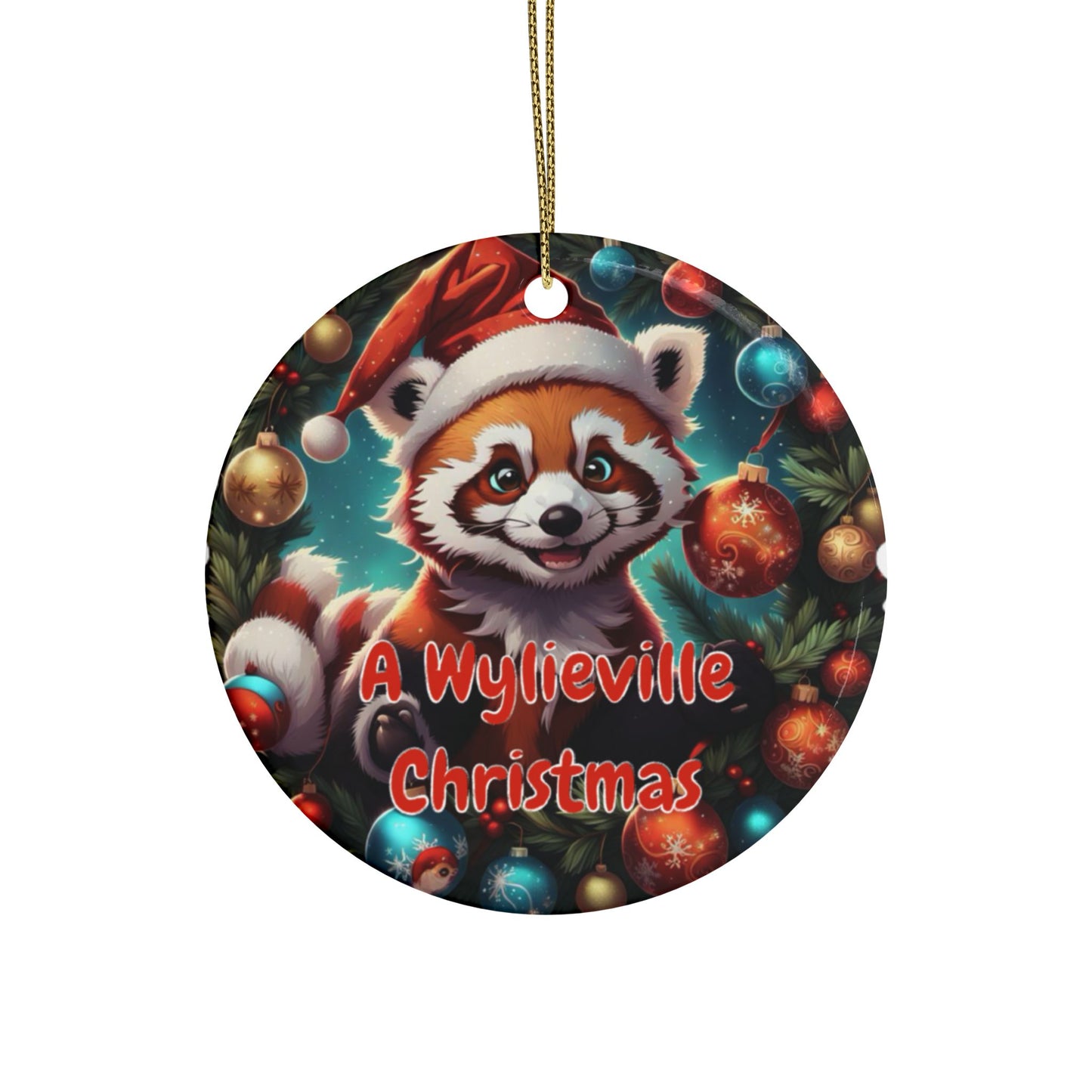 A Wylieville Christmas #3 - Ceramic Ornaments (1pcs, 5pcs, 10pcs, 20pcs)