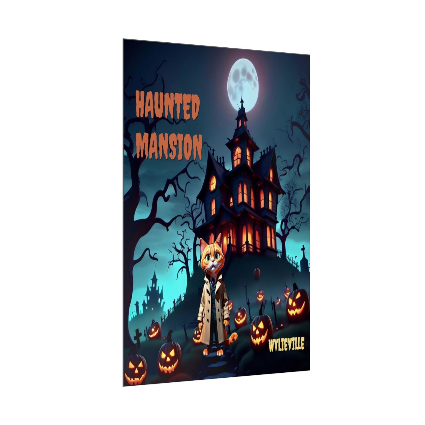 Wylieville: Haunted House: Rolled Posters