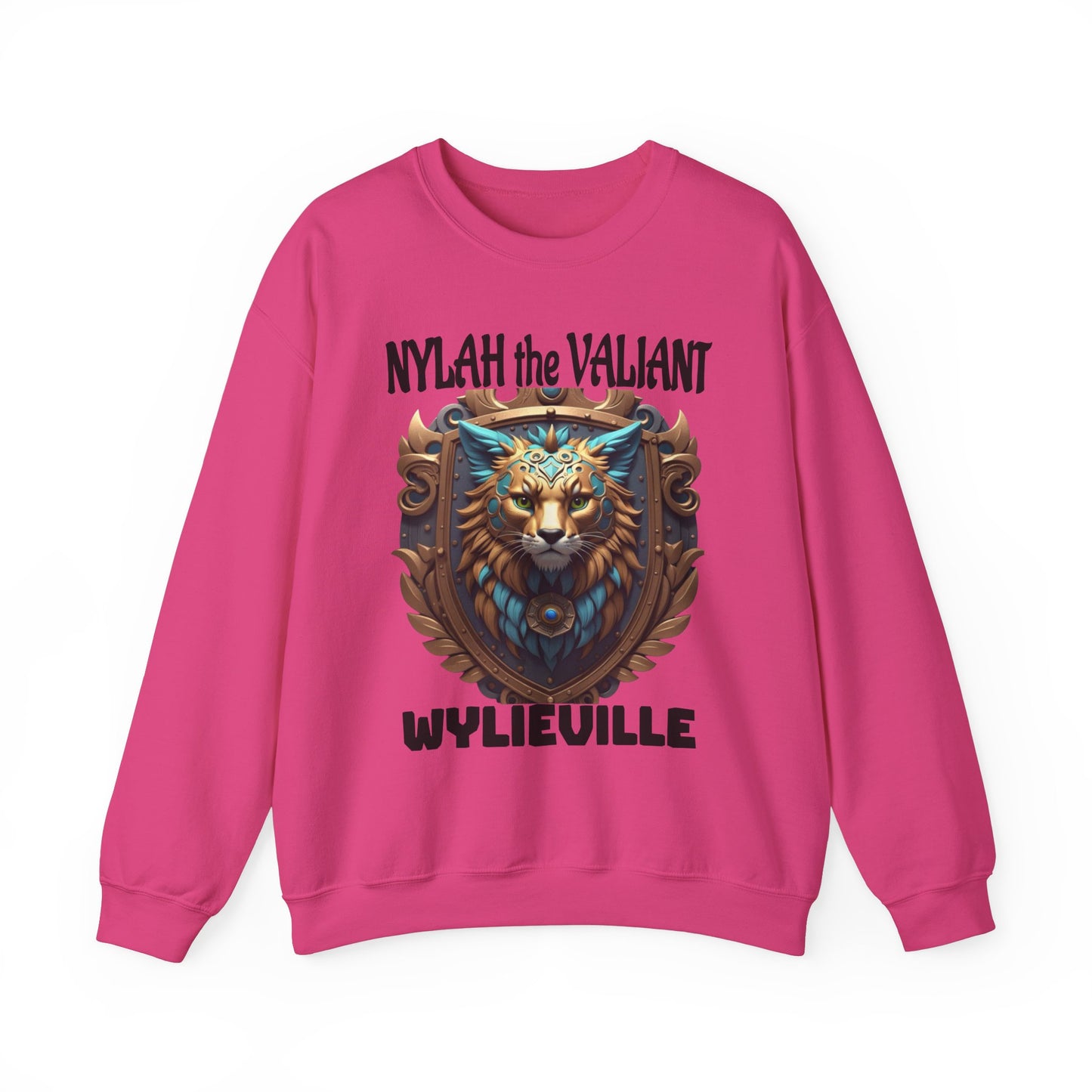 Wylieville After Dark: Nylah the Valiant  Heavy Blend Crewneck Sweatshirt