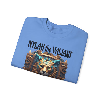 Wylieville After Dark: Nylah the Valiant  Heavy Blend Crewneck Sweatshirt