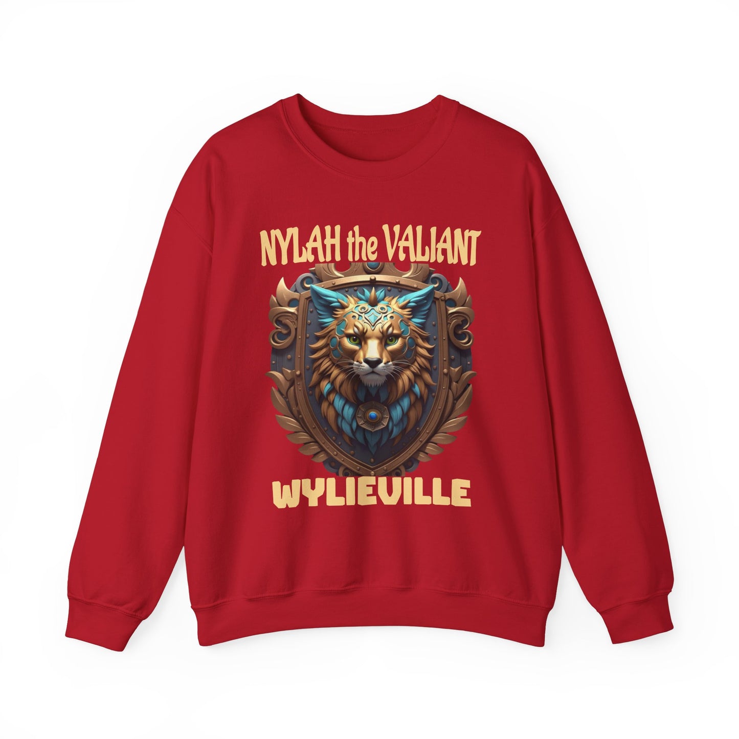 Wylieville After Dark: Nylah the Valiant  Heavy Blend Crewneck Sweatshirt