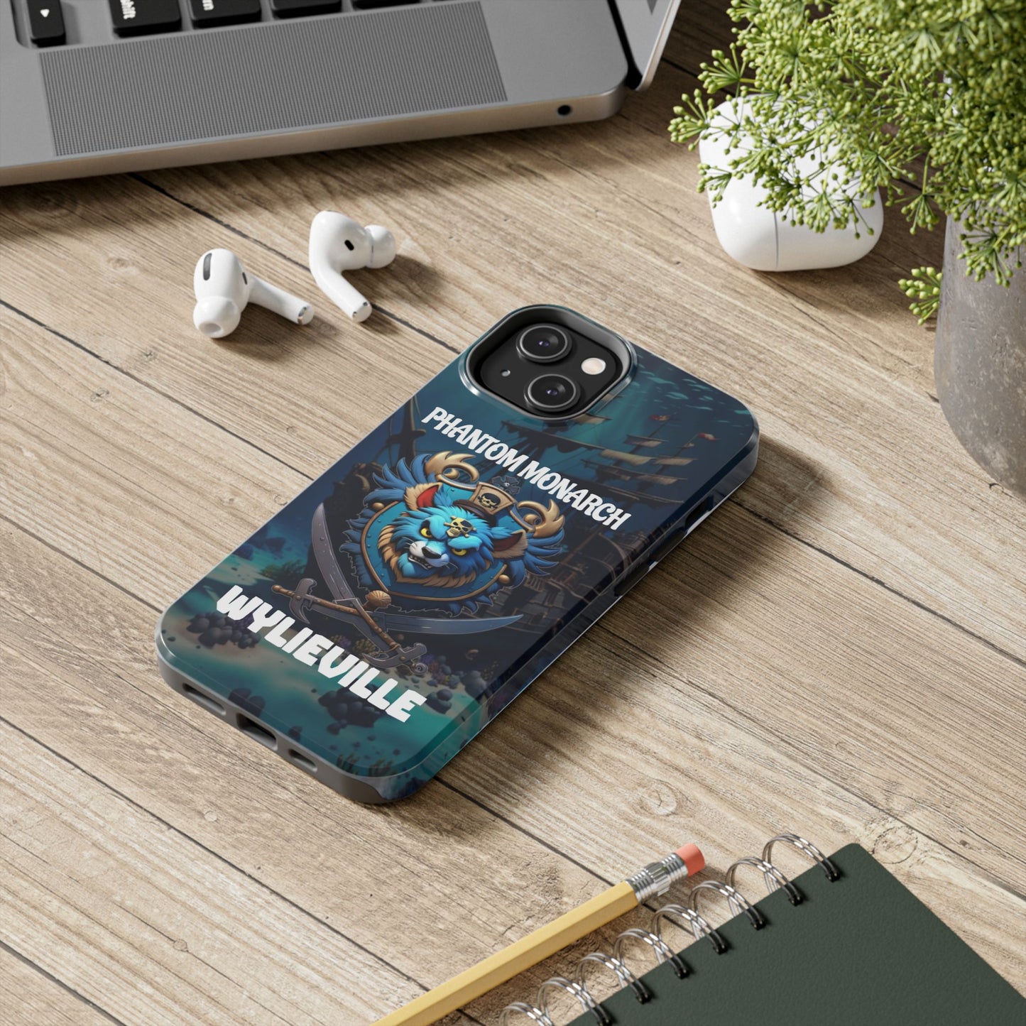 Wylieville After Dark: Phantom Monarch Tough iPhone 14 Case