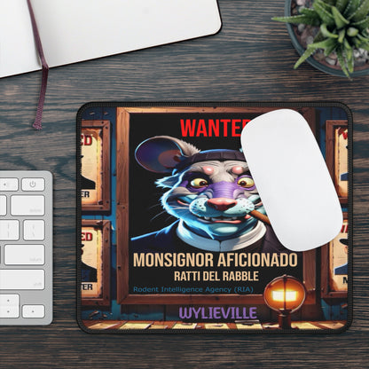 Wylieville After Dark: Monsignor Aficionado Gaming Mouse Pad