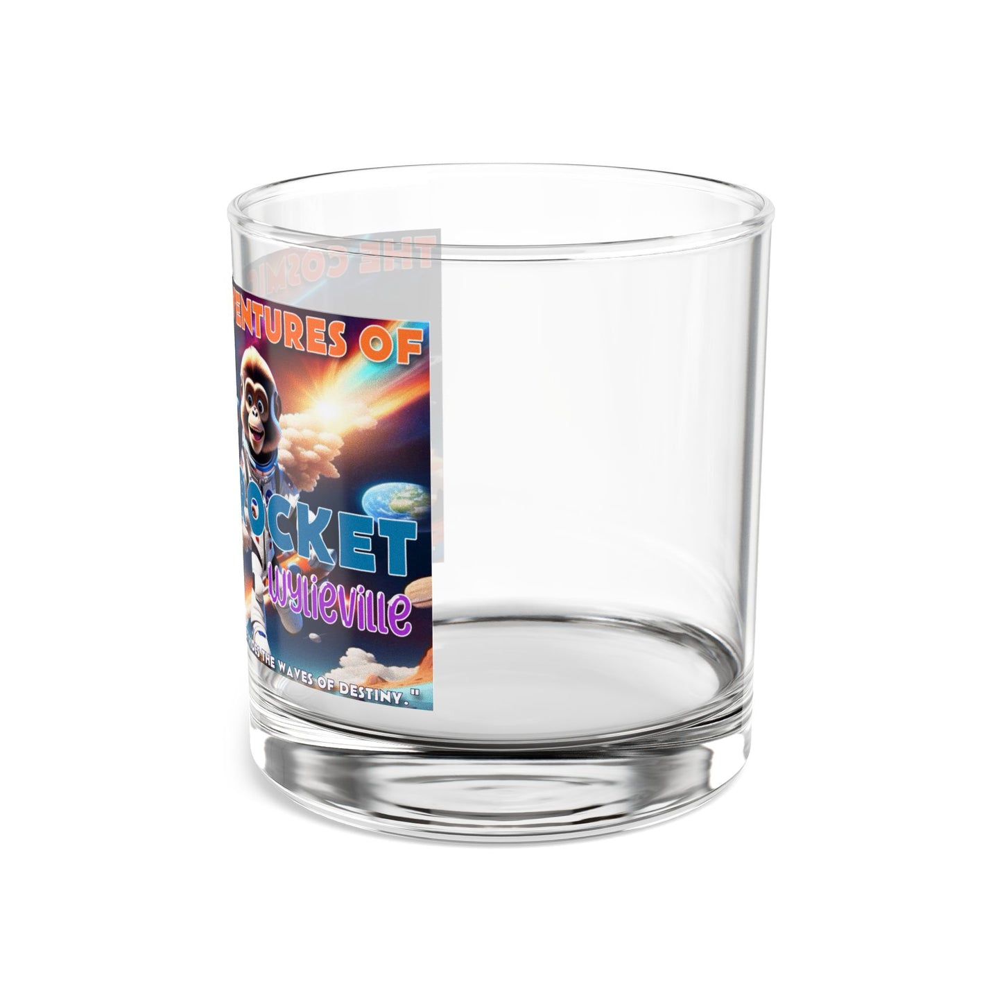 Wylieville: The Cosmic Adventures of RipCurl Rocket On The Rocks Glass, 10oz