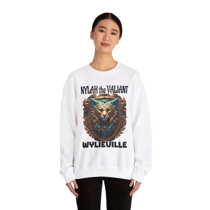 Wylieville After Dark: Nylah the Valiant  Heavy Blend Crewneck Sweatshirt