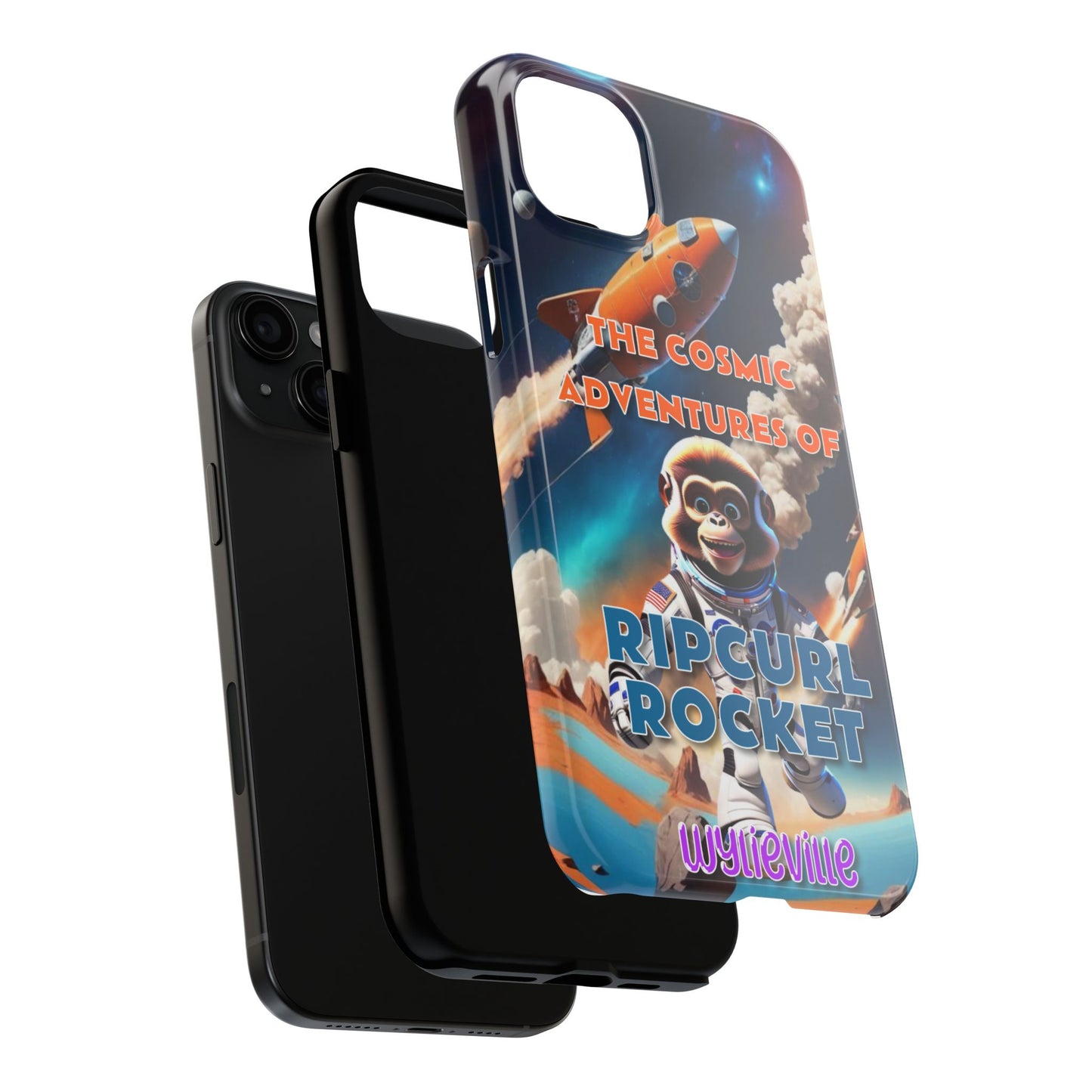 Wylieville: The Cosmic Adventures of RipCurl Rocket Tough iPhone 15 Plus Case