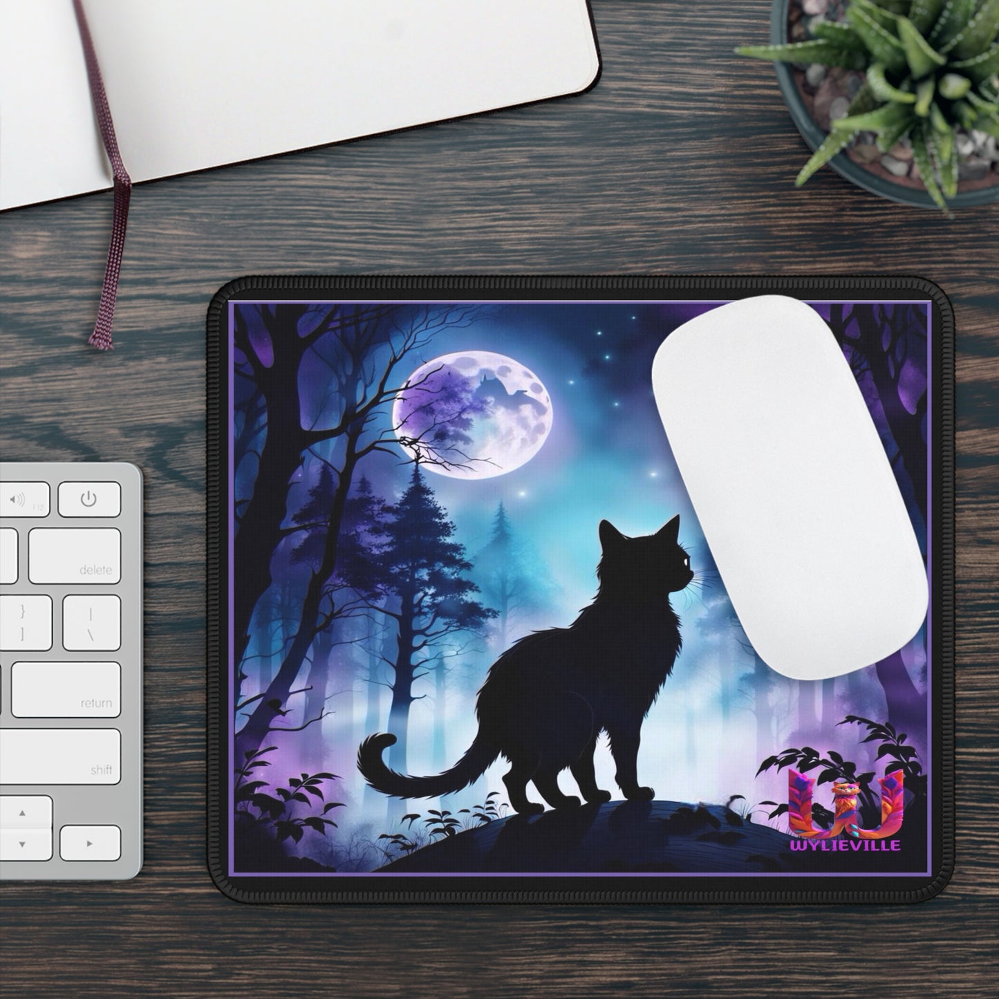 Wylieville: The Silent Huntress Gaming Mouse Pad