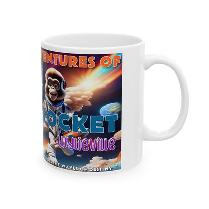 Wylieville: The Cosmic Adventures of RipCurl Rocket  Ceramic Mug, (11oz)