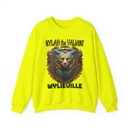 Wylieville After Dark: Nylah the Valiant  Heavy Blend Crewneck Sweatshirt