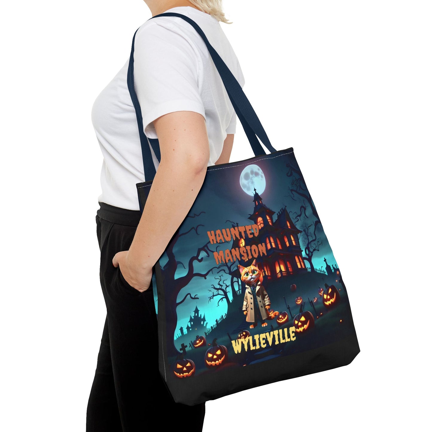 Wylieville: Haunted Mansion Tote Bag