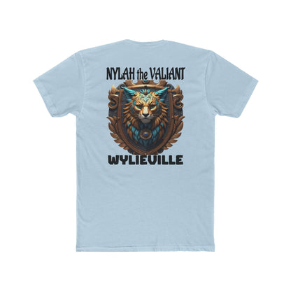 Wylieville After Dark: Sea of Treachery Nylah's the Valiant  Unisex Cotton Crew Tee