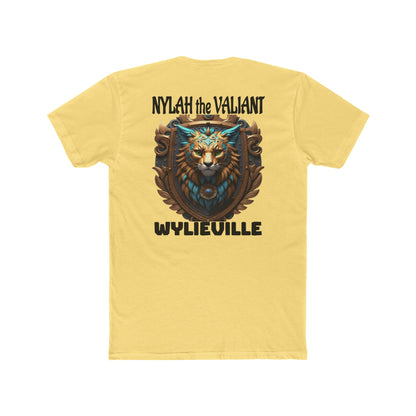 Wylieville After Dark: Sea of Treachery Nylah's the Valiant  Unisex Cotton Crew Tee