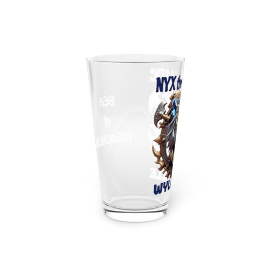 Wylieville After Dark: NYX the ENIGMATIC Pint Glass, 16oz