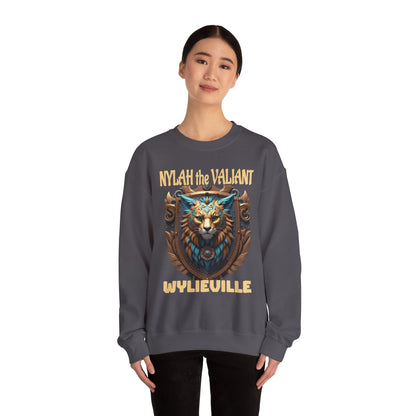 Wylieville After Dark: Nylah the Valiant  Heavy Blend Crewneck Sweatshirt