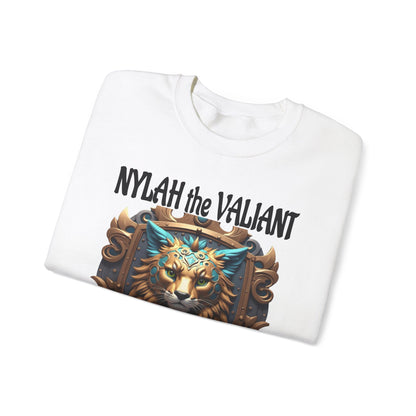 Wylieville After Dark: Nylah the Valiant  Heavy Blend Crewneck Sweatshirt