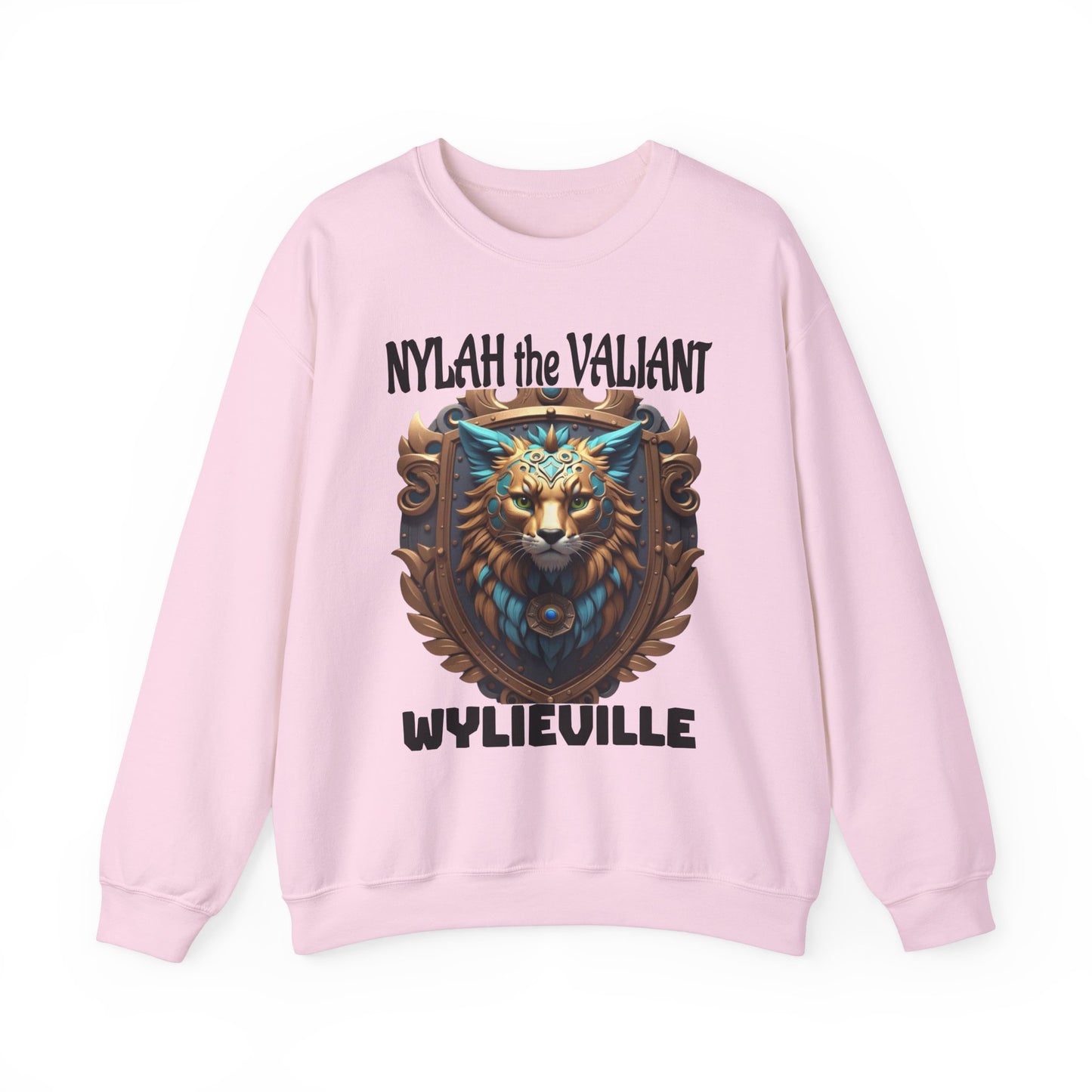 Wylieville After Dark: Nylah the Valiant  Heavy Blend Crewneck Sweatshirt