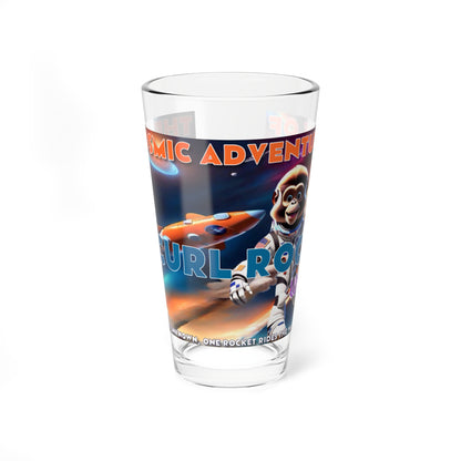 Wylieville: The Cosmic Adventures of RipCurl Rocket Mixing Glass, 16oz