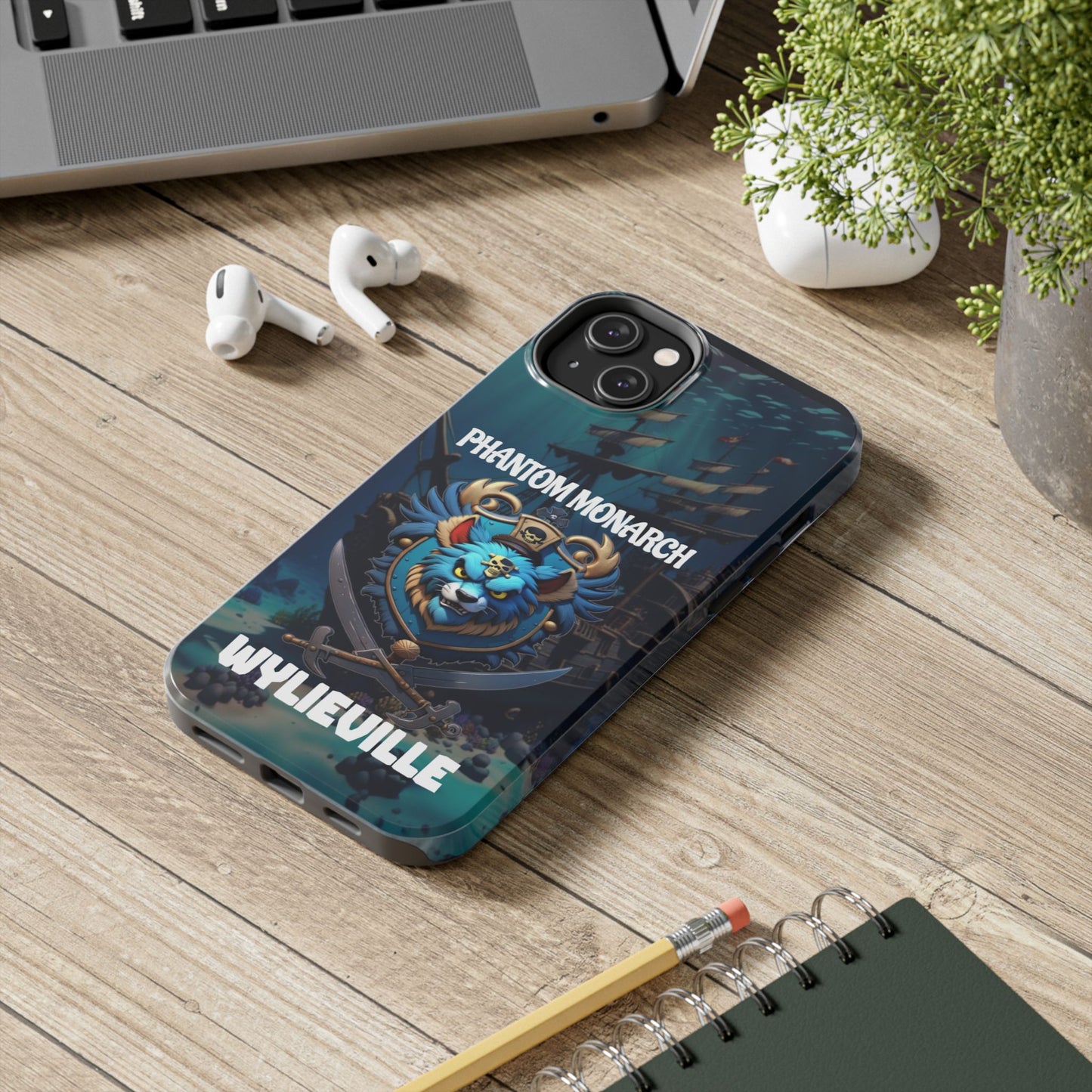 Wylieville After Dark: Phantom Monarch Tough iPhone 14 Plus Case