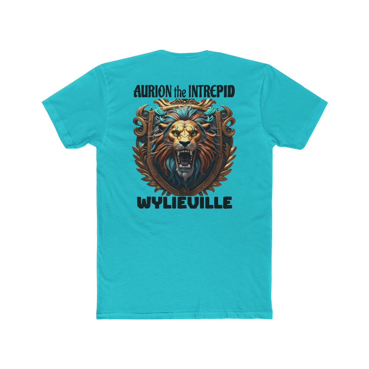 Wylieville After Dark: Sea of Treachery Aurion the Intrepid Unisex Cotton Crew Tee