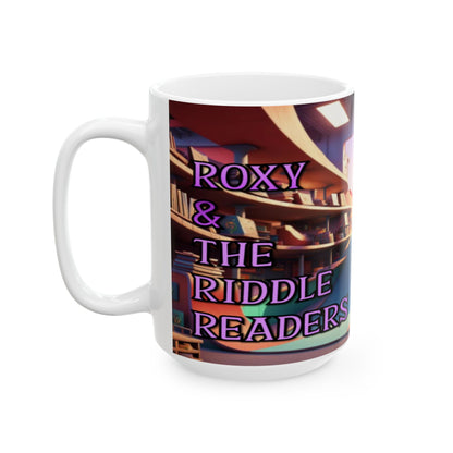 Wylieville: Roxy & The Riddle Readers Ceramic Mug, (15oz)