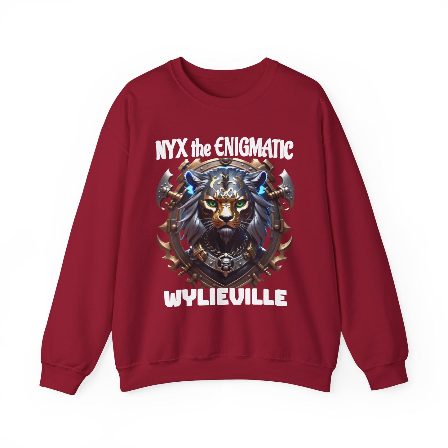 Wylieville After Dark: Nyx the Enigmatic Heavy Blend Crewneck Sweatshirt