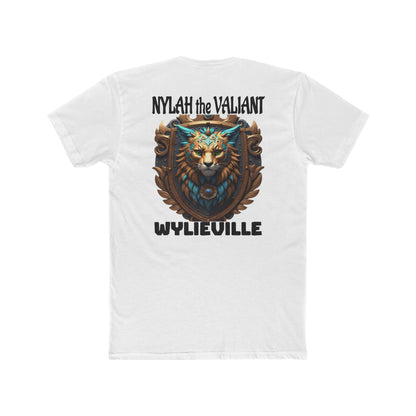 Wylieville After Dark: Sea of Treachery Nylah's the Valiant  Unisex Cotton Crew Tee