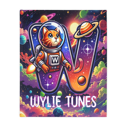 Wylie Tunes: Space Cat 1 & RipCurl Rocket Velveteen Microfiber 60x50 Reversible Blanket – “Double the Action, Double the Story"