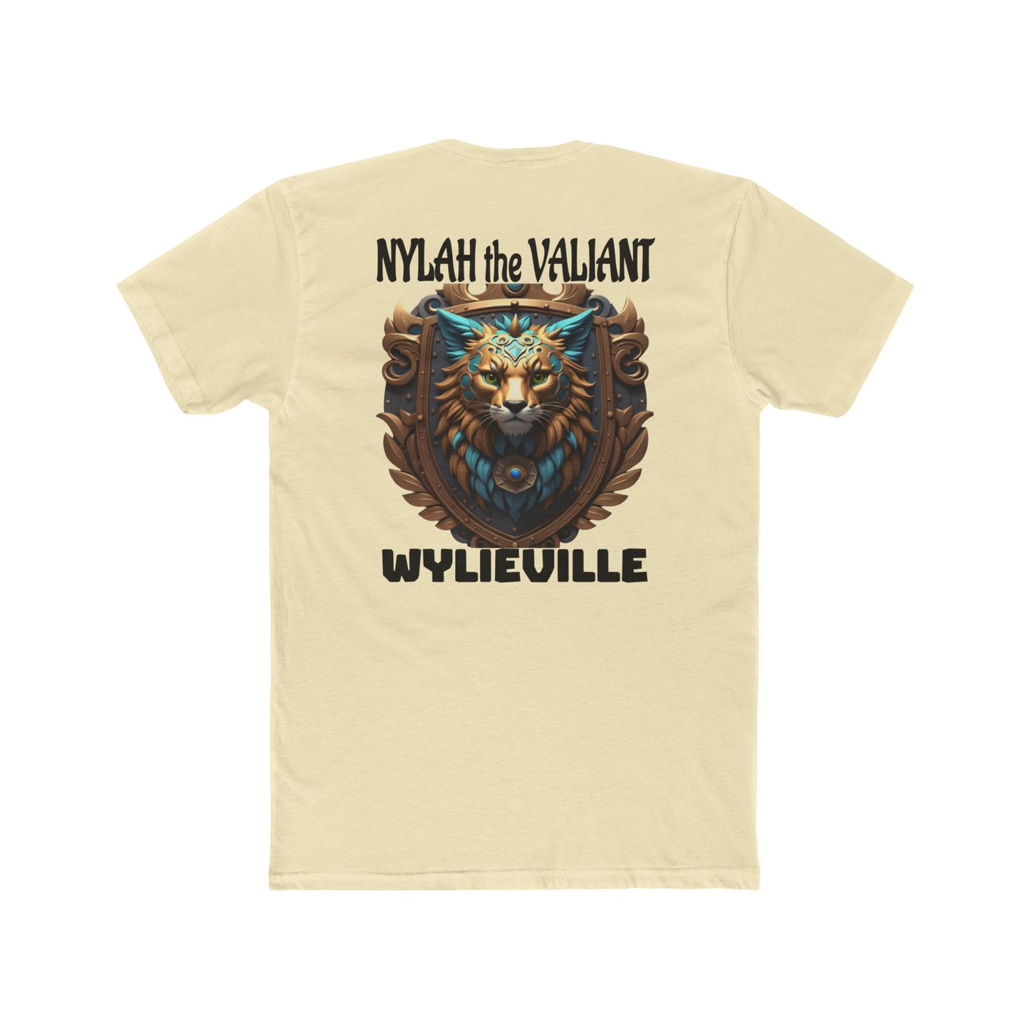 Wylieville After Dark: Sea of Treachery Nylah's the Valiant  Unisex Cotton Crew Tee