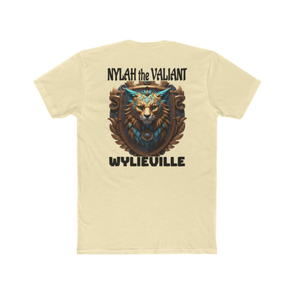 Wylieville After Dark: Sea of Treachery Nylah's the Valiant  Unisex Cotton Crew Tee