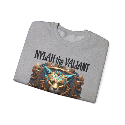 Wylieville After Dark: Nylah the Valiant  Heavy Blend Crewneck Sweatshirt