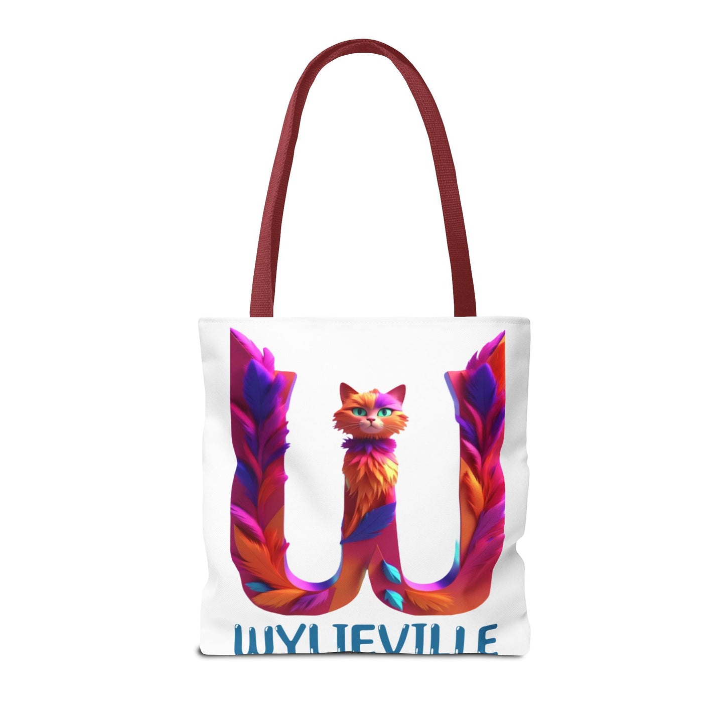 Wylieville Brand Tote Bag - White/Blue