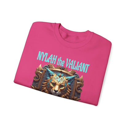 Wylieville After Dark: Nylah the Valiant  Heavy Blend Crewneck Sweatshirt