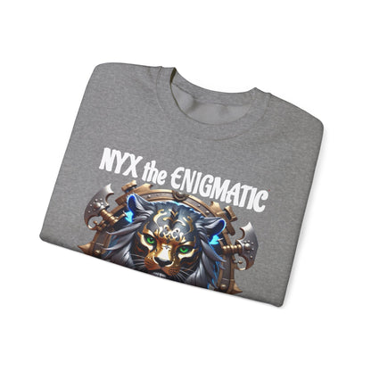 Wylieville After Dark: Nyx the Enigmatic Heavy Blend Crewneck Sweatshirt