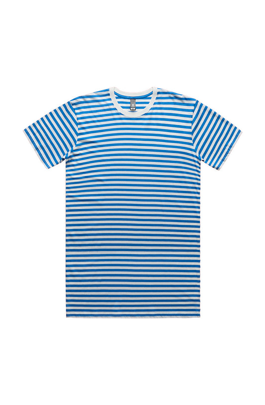 Wylieville After Dark: Mid Blue Stripe Tee