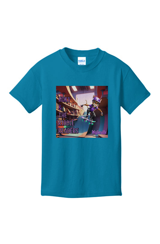 Wylieville: Roxy & The Riddle Readers Youth Core Cotton Tee