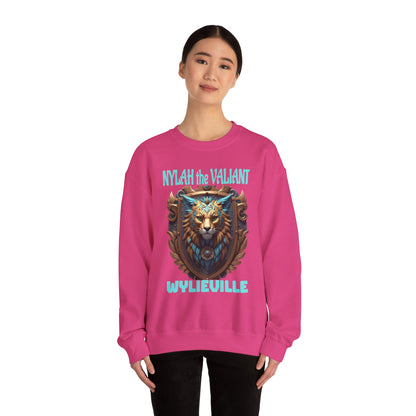 Wylieville After Dark: Nylah the Valiant  Heavy Blend Crewneck Sweatshirt