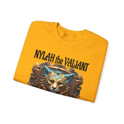 Wylieville After Dark: Nylah the Valiant  Heavy Blend Crewneck Sweatshirt