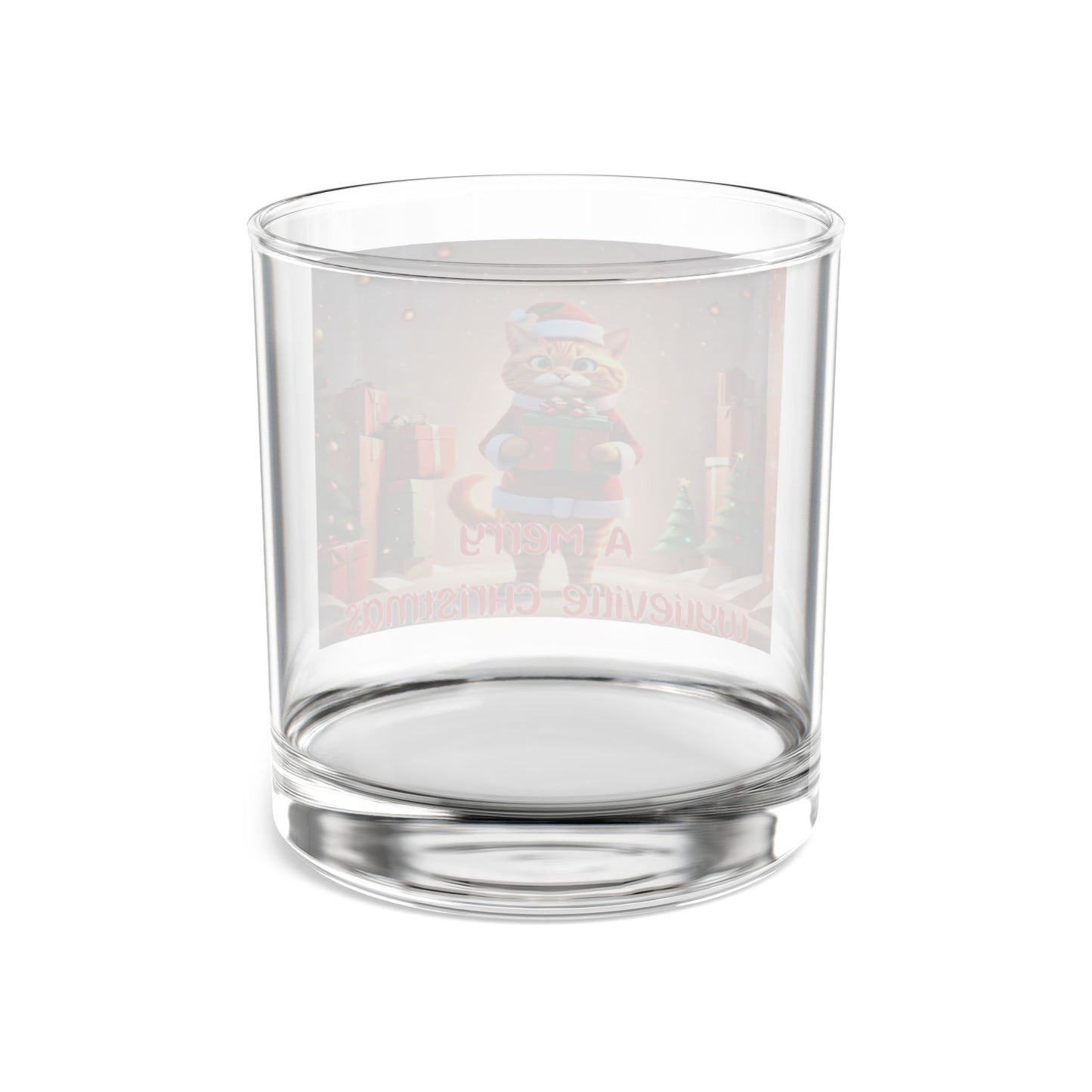 A Merry Wylieville Christmas Rocks Glass, 10oz