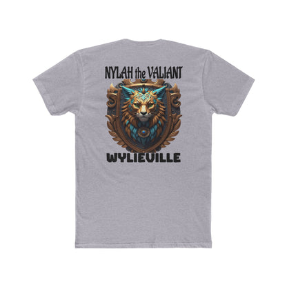 Wylieville After Dark: Sea of Treachery Nylah's the Valiant  Unisex Cotton Crew Tee