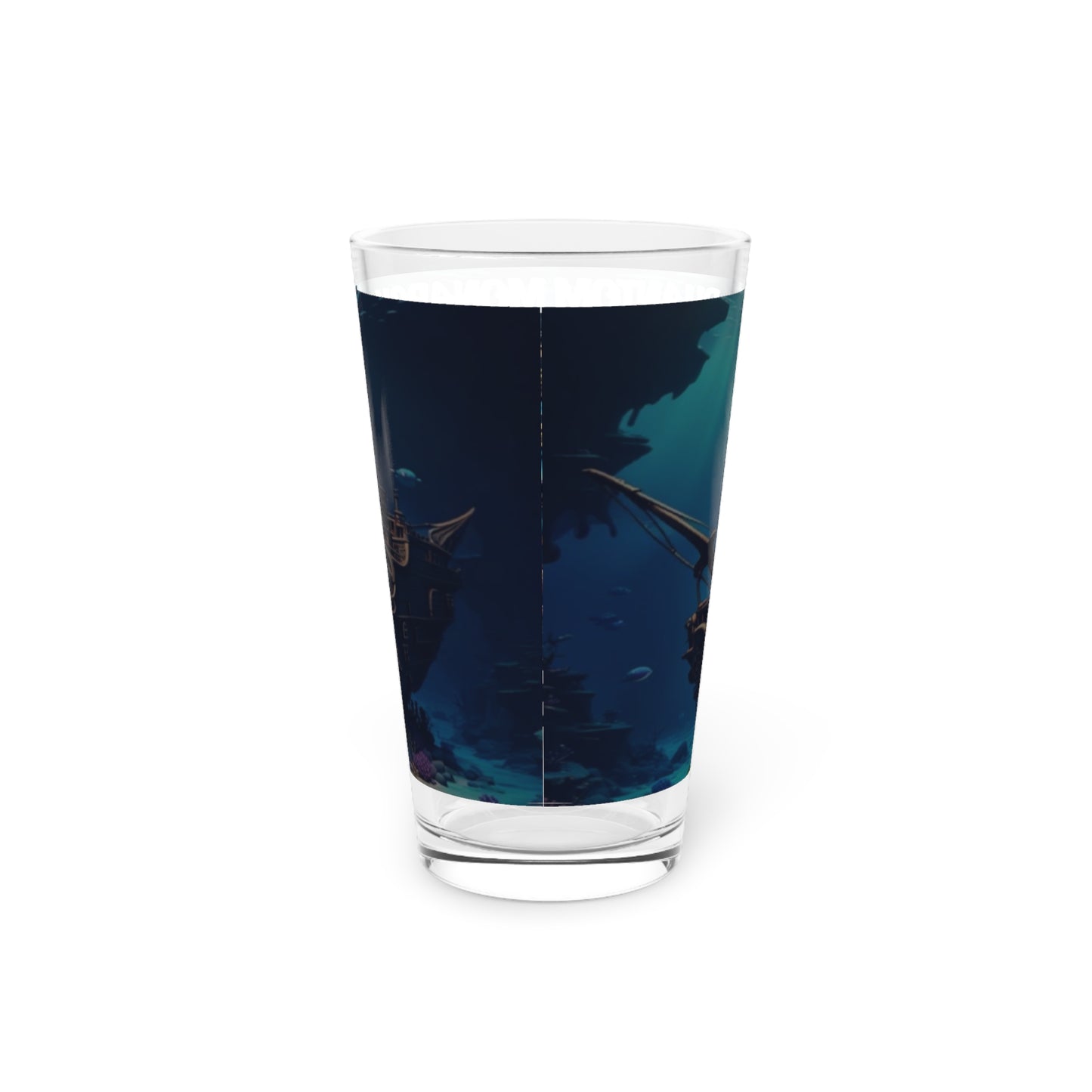 Wylieville After Dark: Phantom Monarch Pint Glass, 16oz