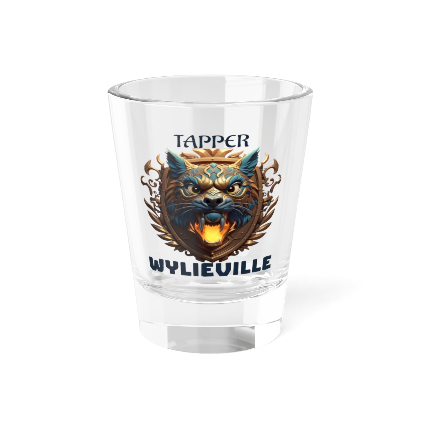 Wylieville After Dark: Tapper Shot Glass, 1.5oz