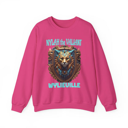 Wylieville After Dark: Nylah the Valiant  Heavy Blend Crewneck Sweatshirt