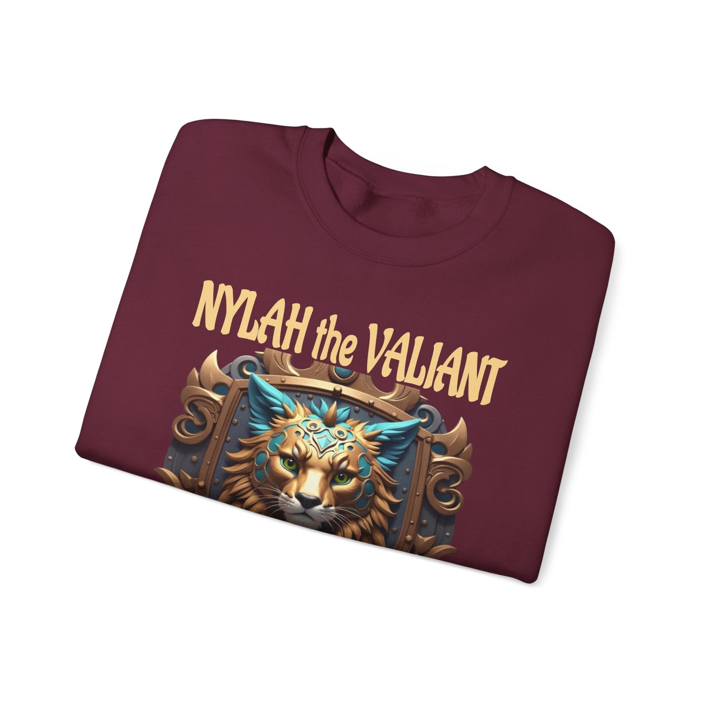 Wylieville After Dark: Nylah the Valiant  Heavy Blend Crewneck Sweatshirt