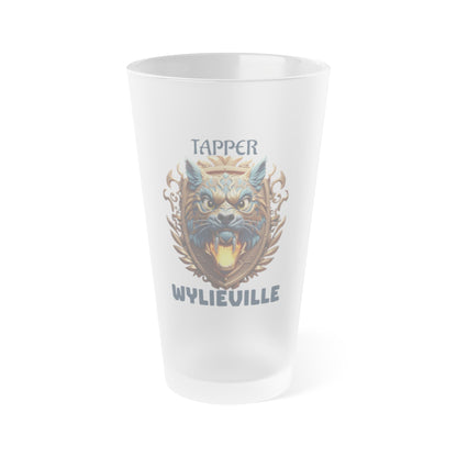 Wylieville After Dark: Tapper Frosted Pint Glass, 16oz