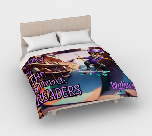 Wylieville: Roxy & The Riddle Readers Queen Duvet